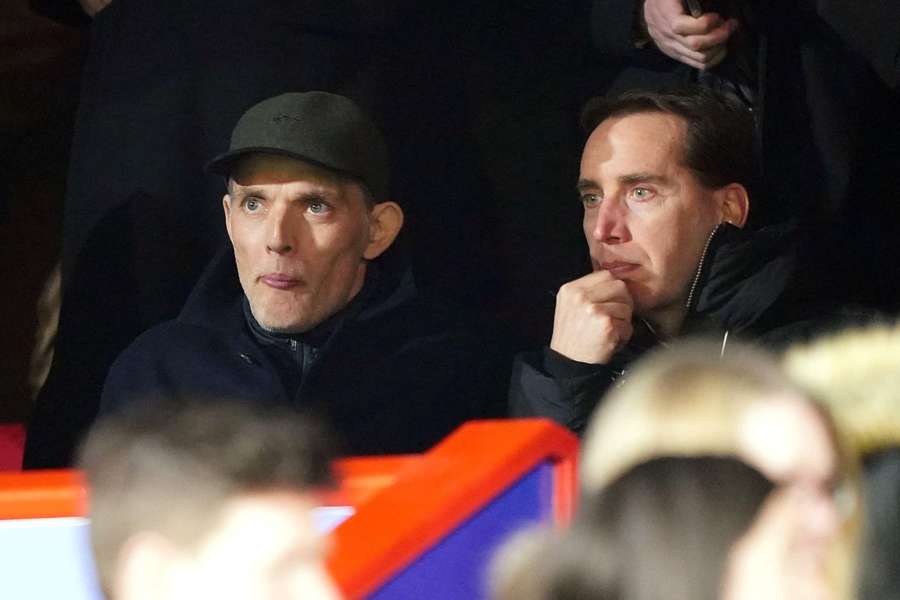 England manager Thomas Tuchel (left) and Chief Executive Officer of the FA Mark Bullingham