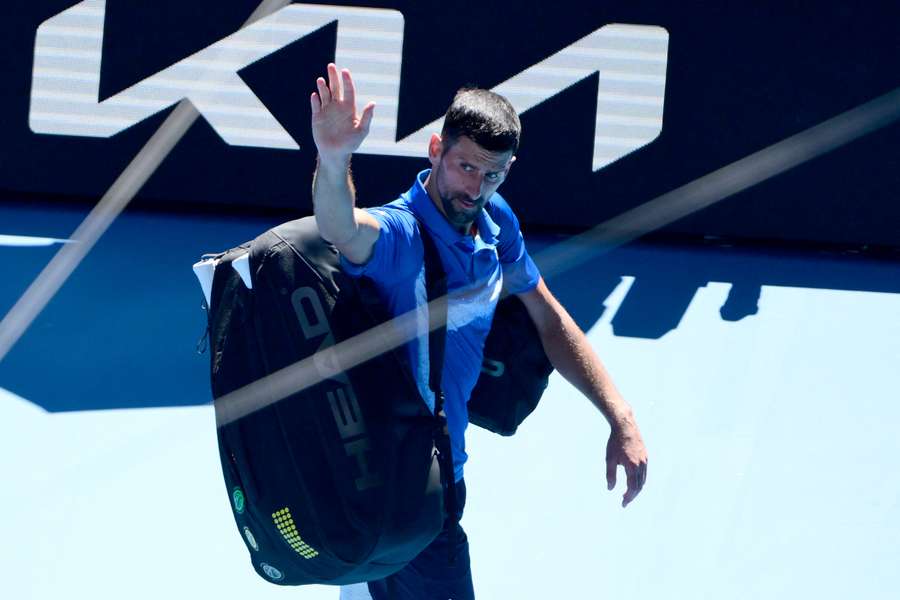 Djokovic après sa défaite vendredi.