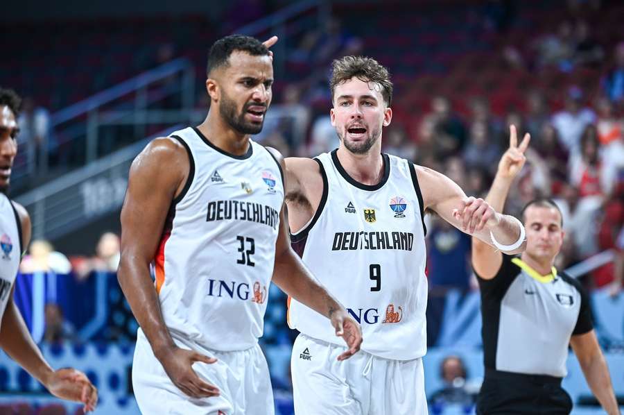 Die DBB-Stars Johannes Thiemann und Franz Wagner