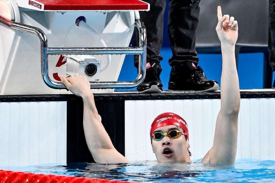 Pan Zhanle verbrak het wereldrecord 100 meter vrije slag