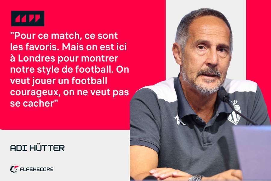 Adi Hütter prêt pour le combat.