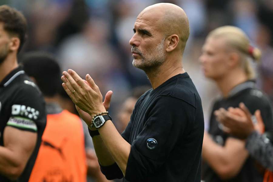 Pep Guardiola cette saison.