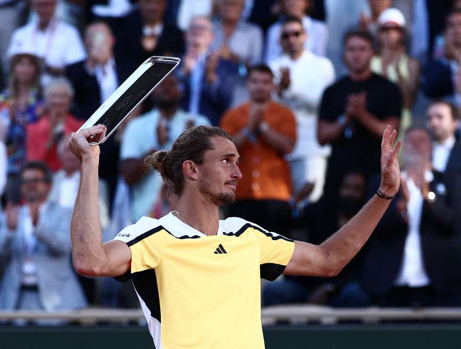 Zverev reached the final of the French Open