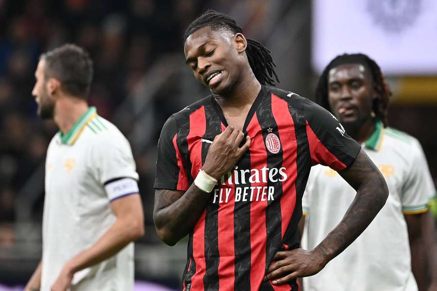 Rafael Leão assistiu para o golo que decidiu a partida