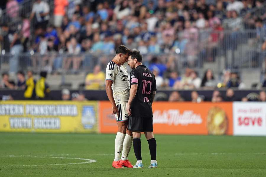 Lionel Messi a Quinn Sullivan sa nepohodli. Lionel Messi a Quinn Sullivan sa nepohodli.