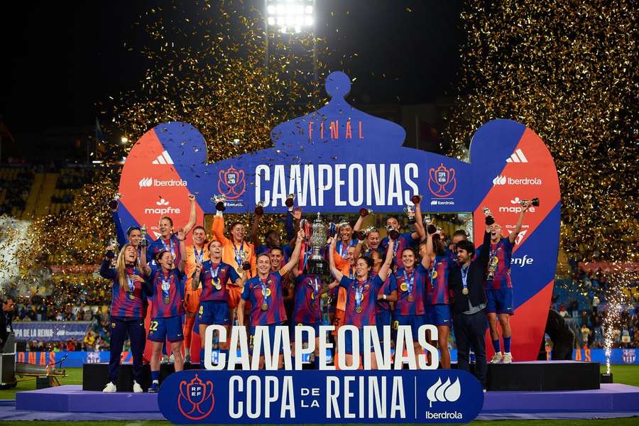 El Barça, campeón de la Copa de la Reina por tercera temporada consecutiva