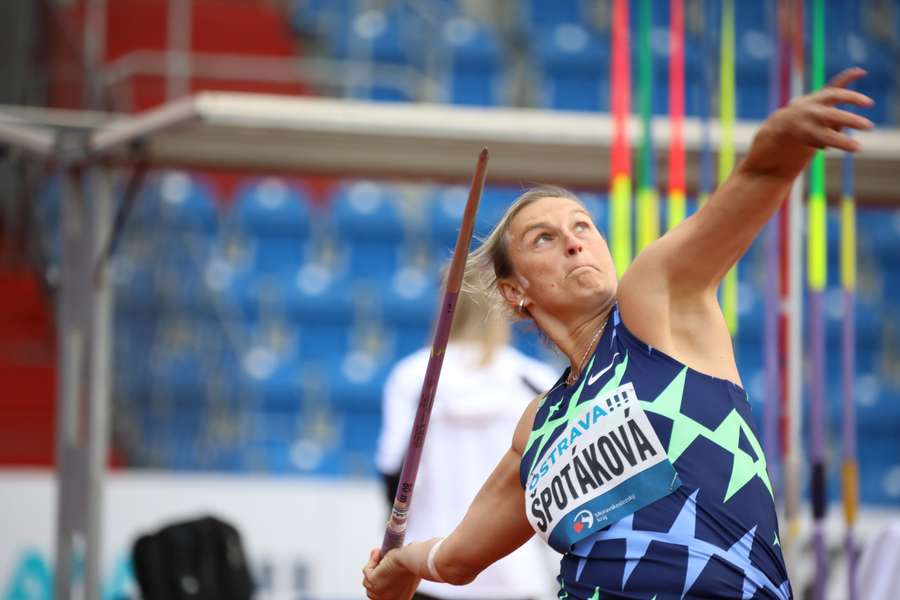 Barbora Špotáková skončila na Zlaté tretře třetí.