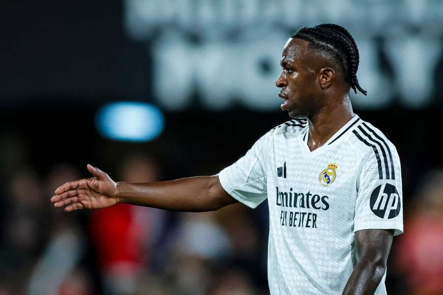Real Madrid's Vinicius banned for two matches after red card