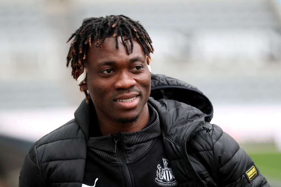 Christian Atsu during his spell with Newcastle