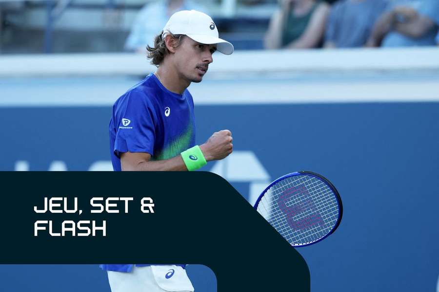 De Minaur à l'US Open.