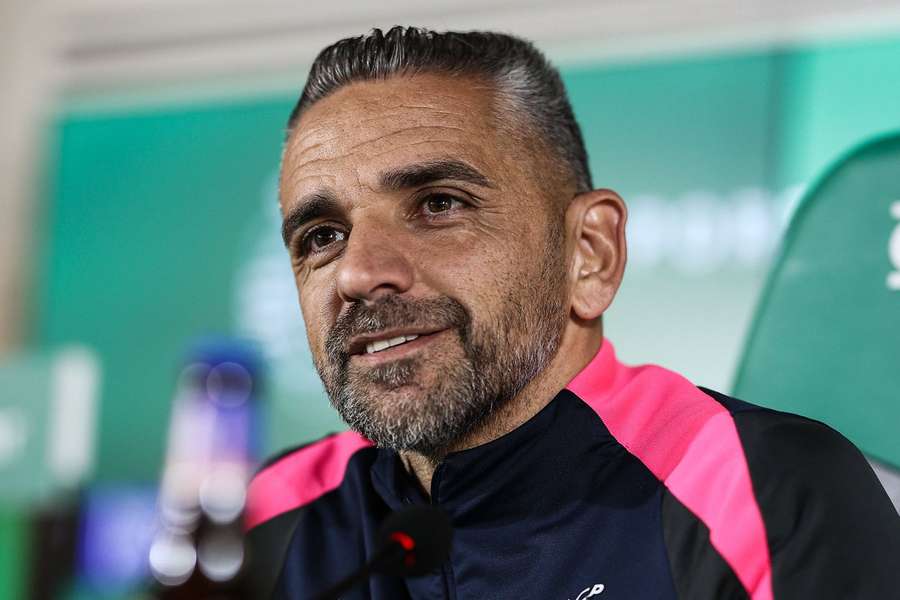 Rui Borges, treinador do Sporting