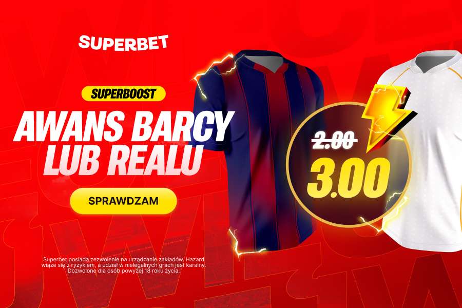 SUPERBOOST na FC Barcelonę lub Real Madryt