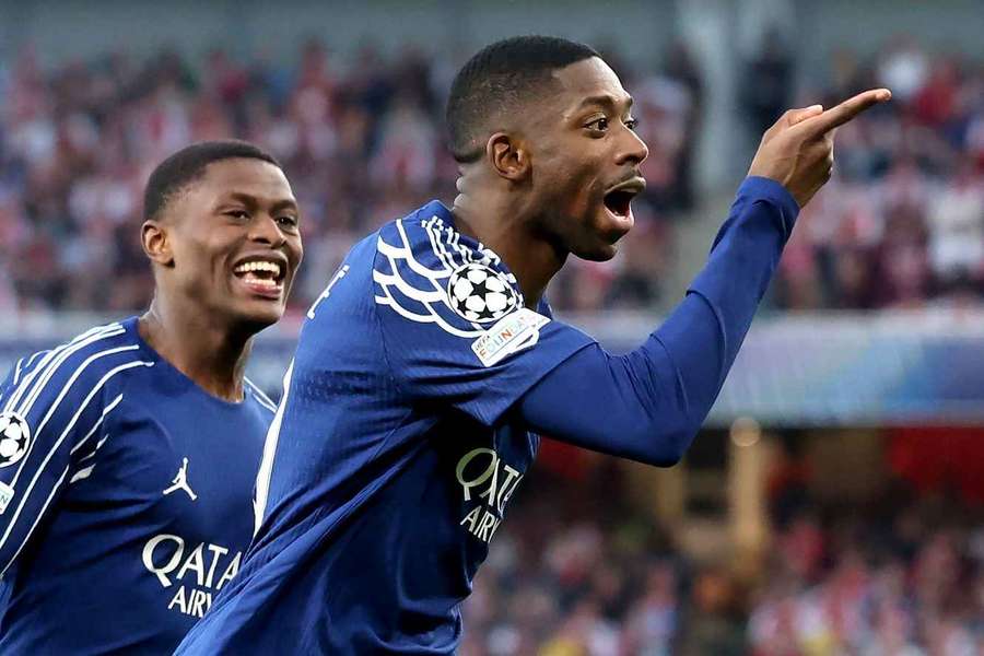 O PSG construiu vantagem no duelo fora de casa