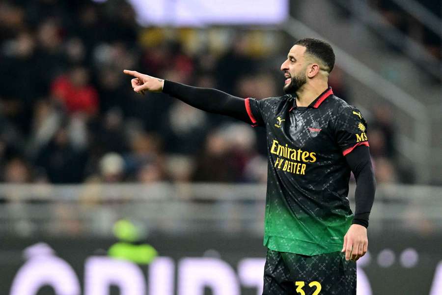 Walker is unavailable for AC Milan this weekend