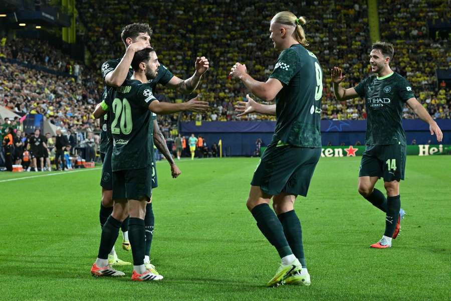 Erling Haaland was one of two goalscorers for Manchester City on the night Erling Haaland was one of two goalscorers for Manchester City on the night