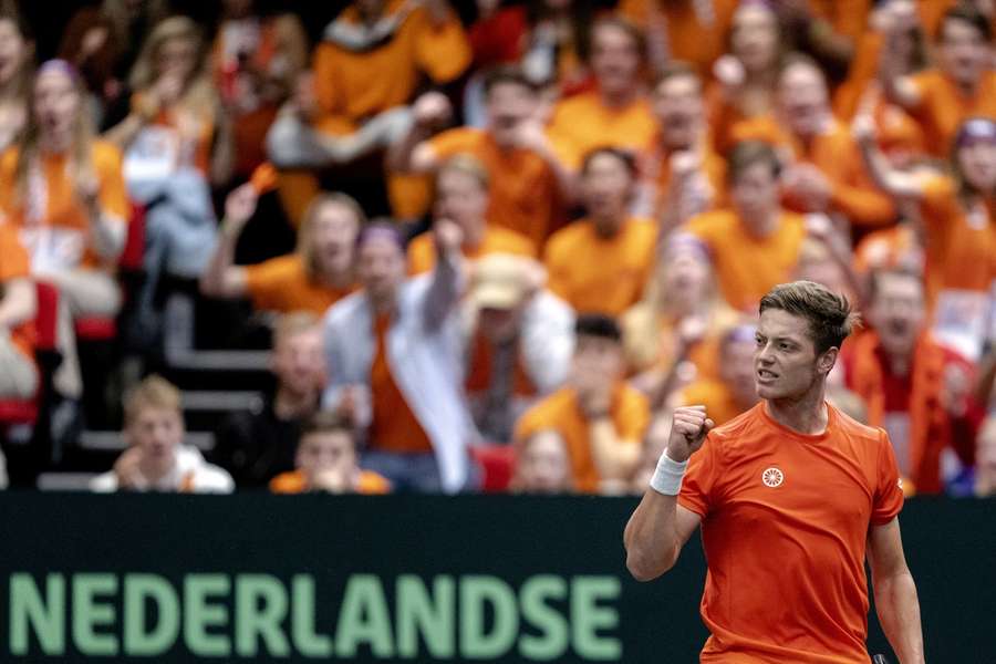 Live Davis Cup: Tim van Rijthoven verzorgt 2e affiche van de dag tegen Alex Molcan