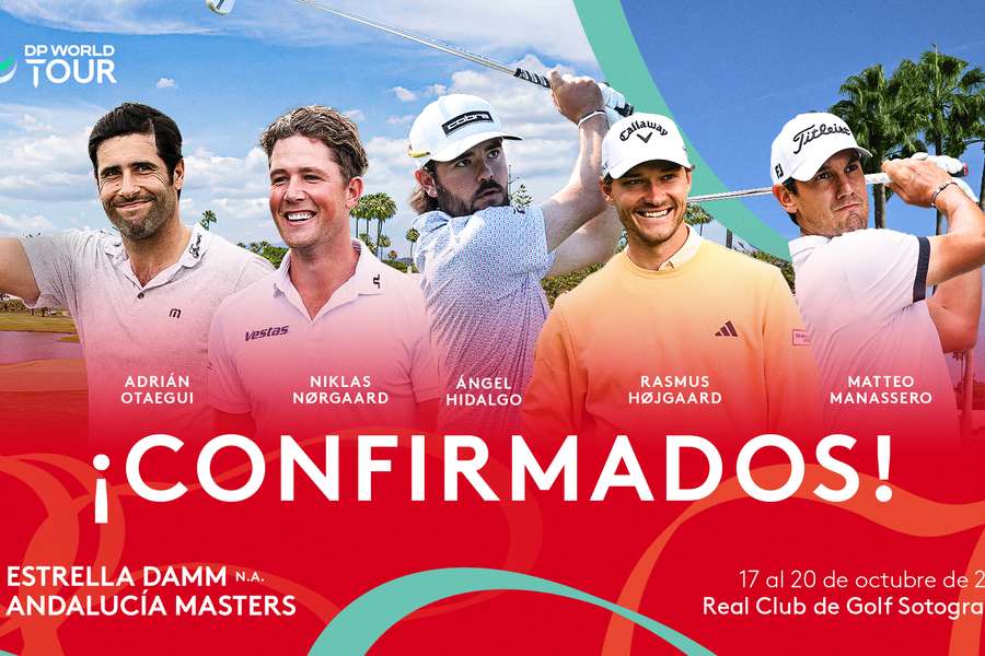 Los cinco nuevos campeones en el DP World Tour