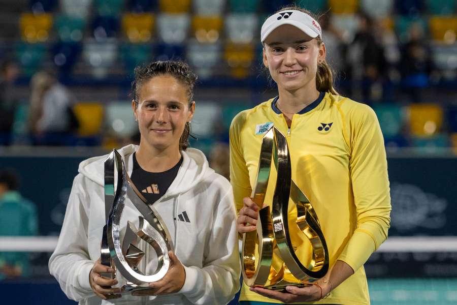 Rybakina sweeps past Kasatkina to win Abu Dhabi title