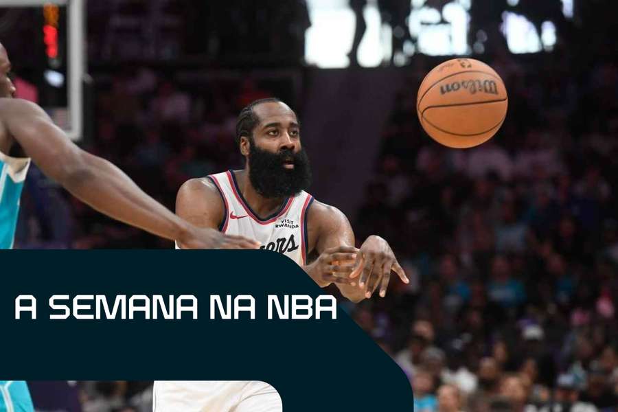 Harden tem estado em grande forma numa equipa dos Clippers em dificuldades