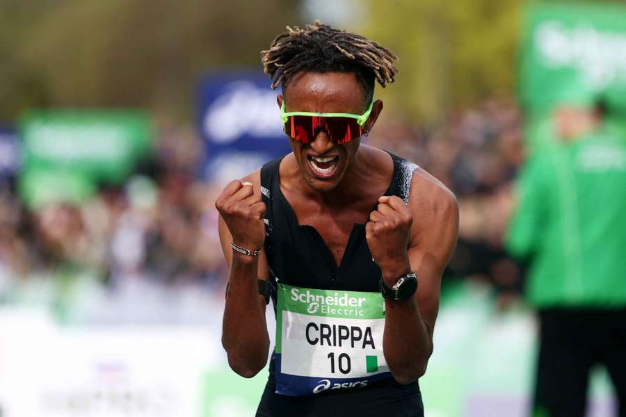 Yemaneberhan Crippa este domingo em Paris