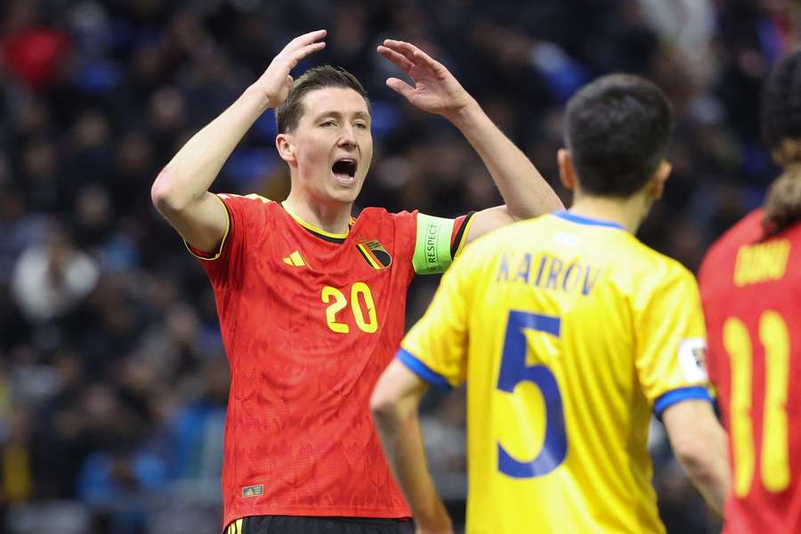 Vanaken fez o gol de empate dos belgas em Astana Vanaken fez o gol de empate dos belgas em Astana