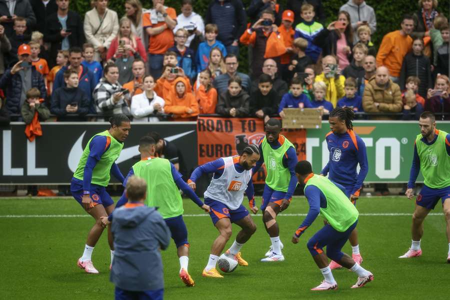 Oranje traint in Zeist