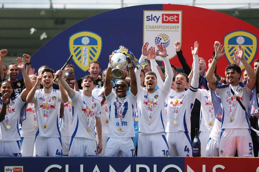 Leeds celebrate their triumph