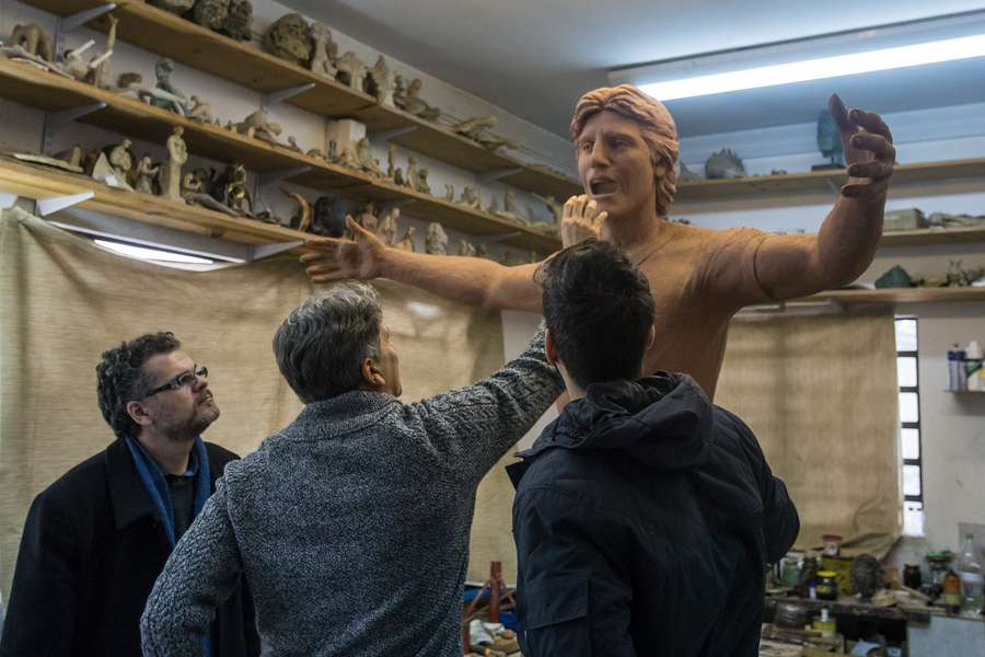 Renato já virou estátua em Porto Alegre Renato já virou estátua em Porto Alegre