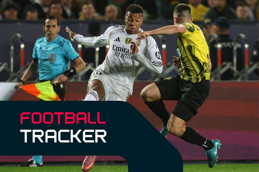 Kylian Mbappe in action for Real Madrid