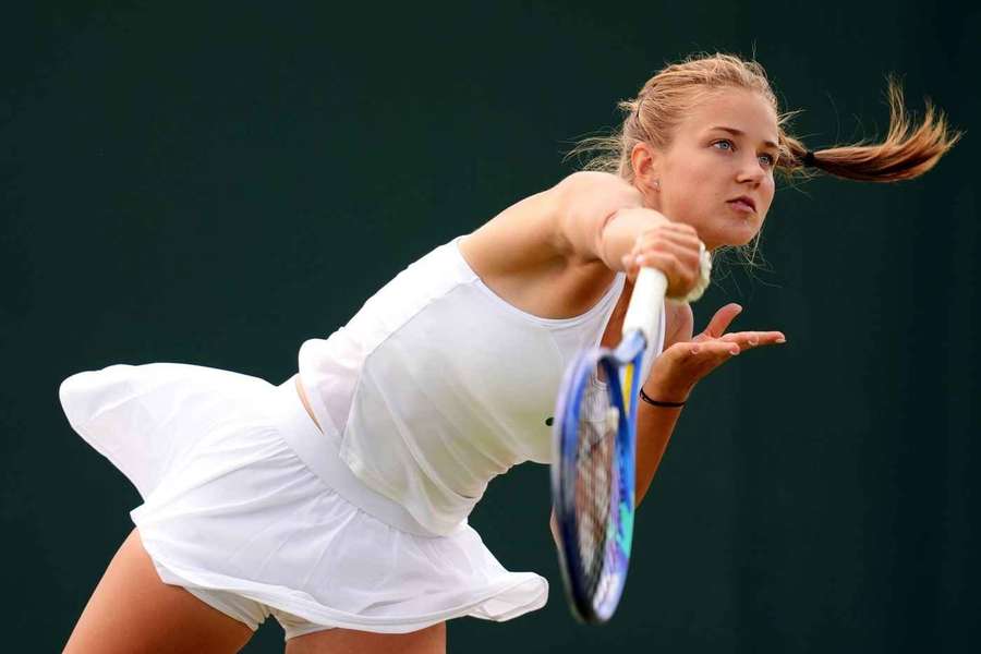 Vendula Valdmannová je ve Wimbledonu ve čtvrtfinále juniorky.