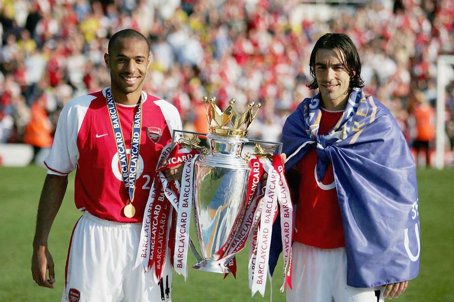 Thierry Henry and Robert Pires were two of Arsenal's star players last time Arsenal won the Premier League