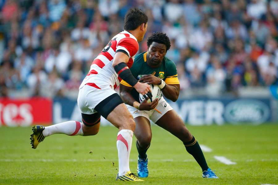 Siya Kolisi came off the bench against Japan in 2015. Siya Kolisi came off the bench against Japan in 2015.