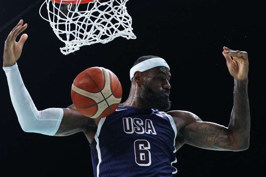 LeBron James, o astro norte-americano quer mais um ouro olímpico