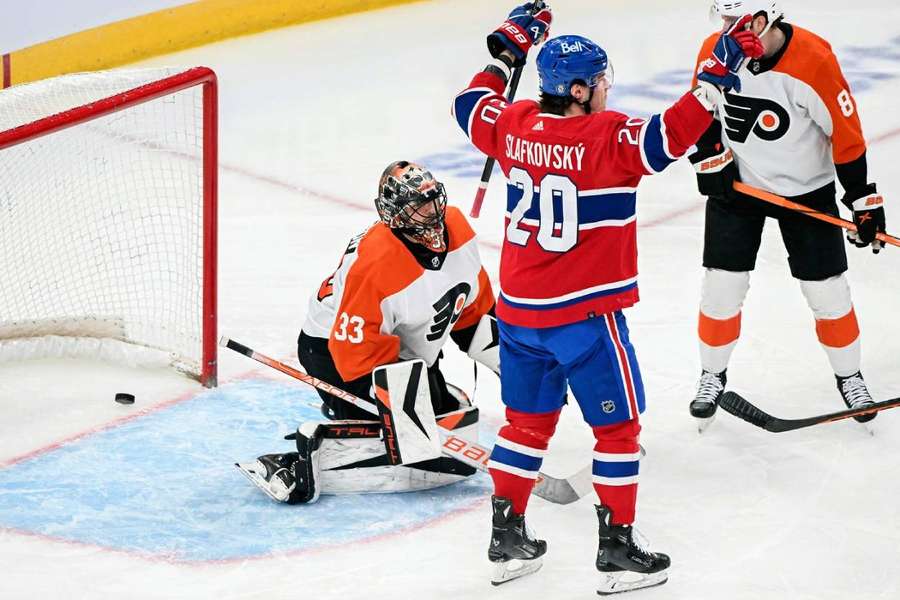 Juraj Slafkovský zaznamenal svůj první hattrick v NHL.