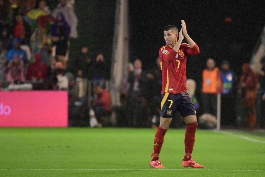 Morata agradece el apoyo de la afición.