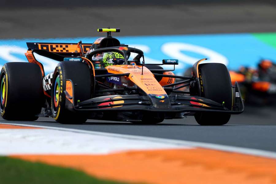 Lando Norris in action