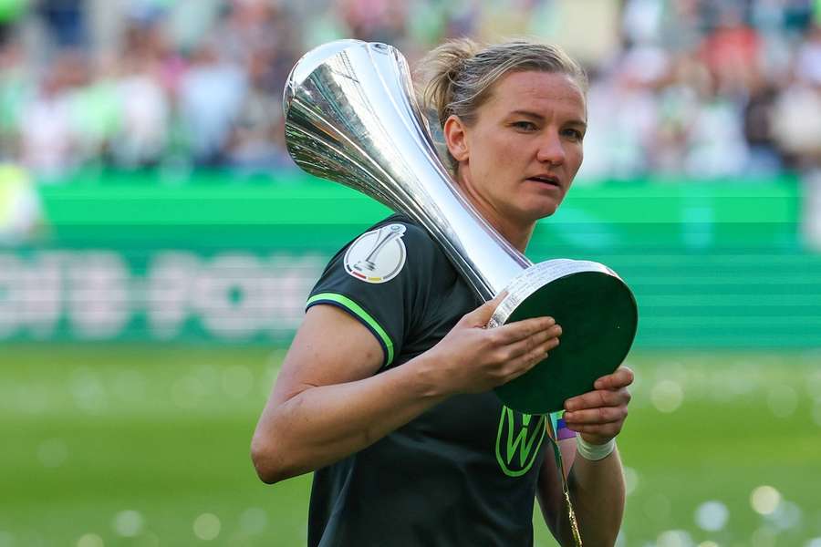 Alexandra Popp gewann mit dem VfL Wolfsburg den DFB-Pokal.