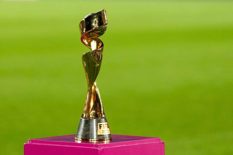 Die Trophäe der FIFA Fußball-Weltmeisterschaft der Frauen
