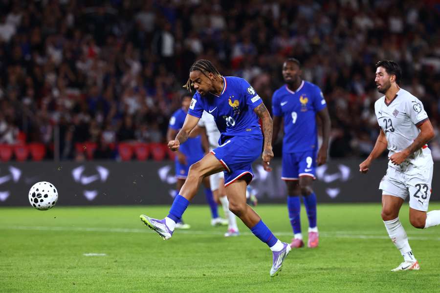 Barcola fez o segundo gol da França Barcola fez o segundo gol da França