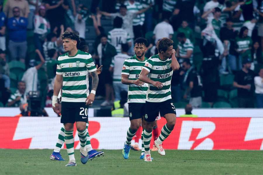Morita em ação pelo Sporting Morita em ação pelo Sporting