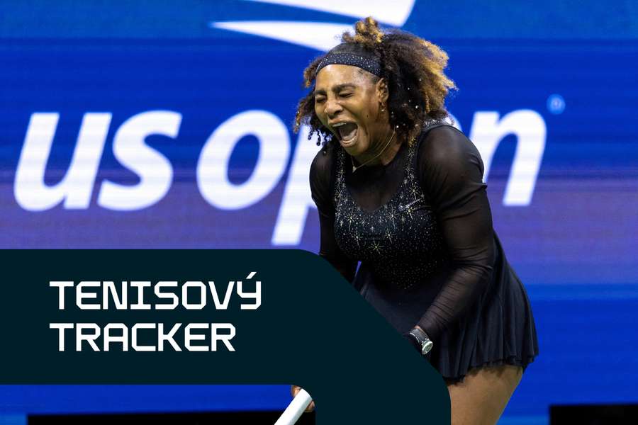 Serena Williamsová na kurte v roku 2022.