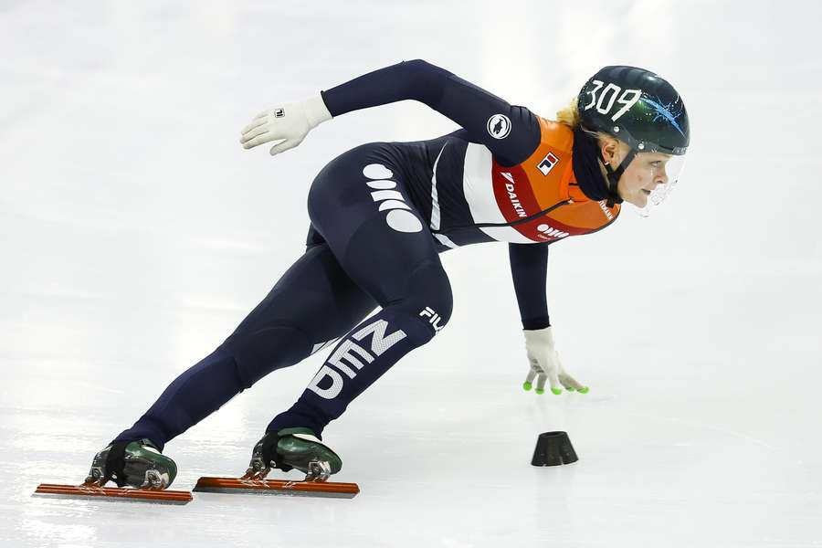 Xandra Velzeboer heeft haar eerste gouden plak van het seizoen al binnen