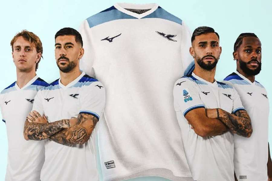 A nova camisola da Lazio