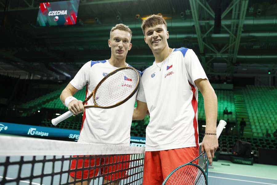 Jiří Lehečka a Jakub Menšík.