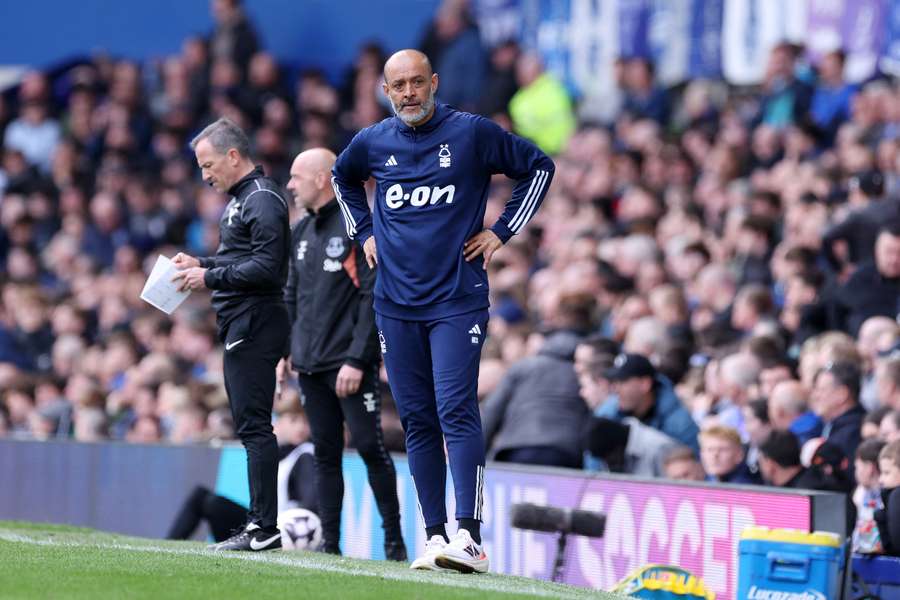Nottingham Forest boss Nuno Espirito Santo was unhappy on Sunday
