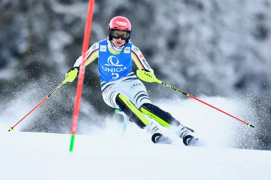 Lena Dürr kann die Slalom-Saison noch als Zweite der Gesamtwertung hinter Mikaela Shiffrin abschließen.