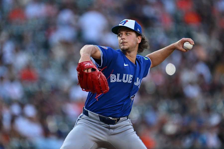 Macko počas duelu proti mužstvu Baltimore Orioles.