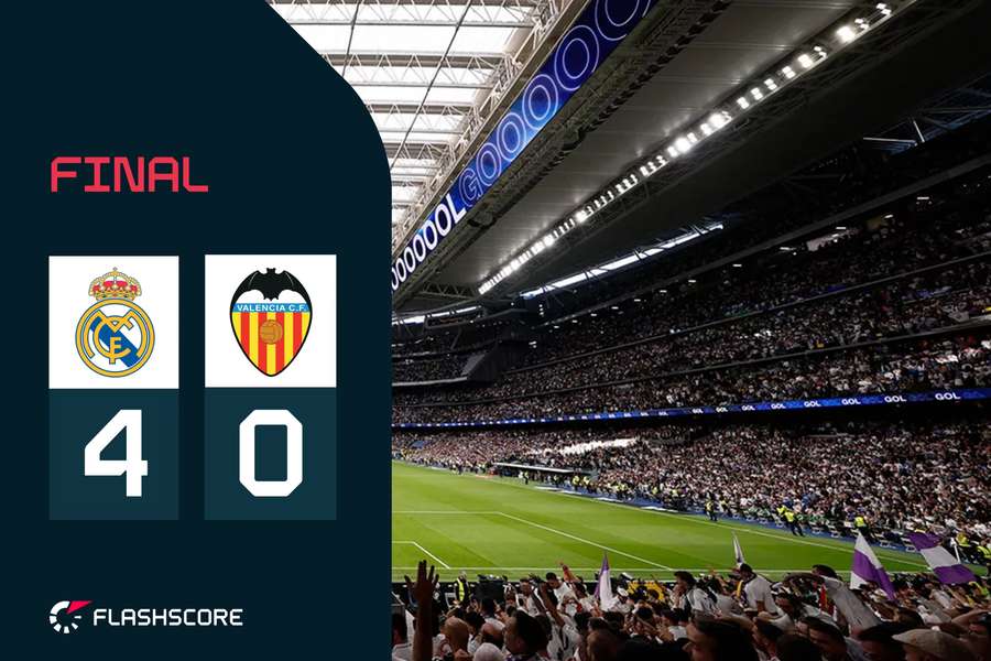 Sigue en directo el Real Madrid - Valencia en Flashscore