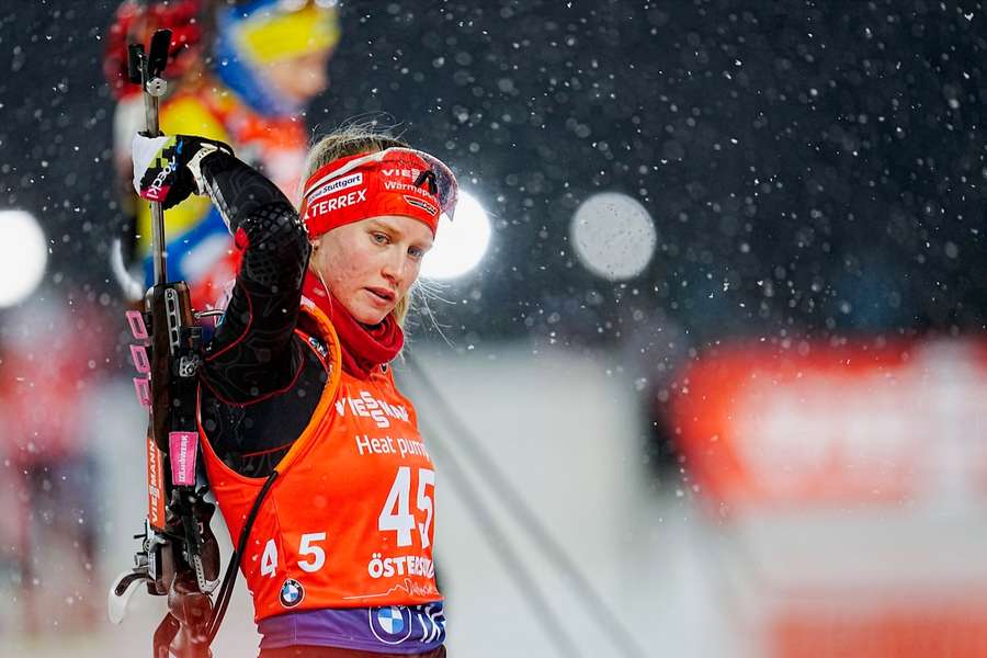 Julia Tannheimer war der deutsche Lichtblick beim Biathlon in Östersund.