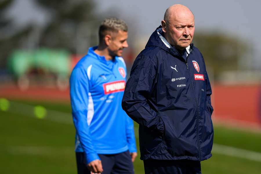 Reprezentační trenér Miroslav Koubek.